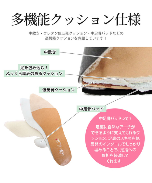 KOBE LETTUCE(コウベレタス)の「アンクルストラップ付き2wayラウンドトゥパンプス(パンプス・レディース・ライトベージュ/ブラック系その他/ブラック/ネイビー/ピンク/アイボリー・L/LL/M/S)」の13枚目の写真