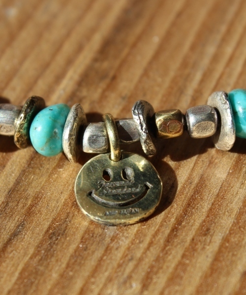 JOURNAL STANDARD（ジャーナルスタンダード）の「【WEB限定】amp japan×JOURNAL STANDARD メタル/ターコイズ ブレスレット #（ブレスレット・メンズ・シルバー・FREE）」の3枚目の写真