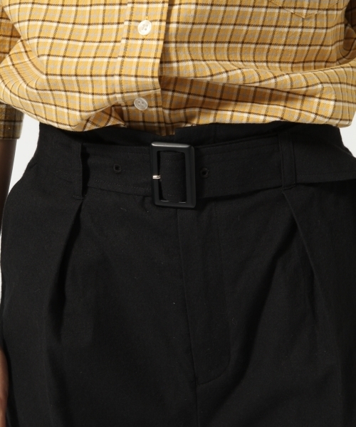 LOWRYS FARM（ローリーズファーム）の「ハイウエストカラーワイド　791908 （その他パンツ・レディース・ブラック/ブラウン/カーキ/アイボリー/オレンジ・MEDIUM/LARGE）」の13枚目の写真