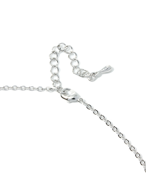 WEGO(ウィゴー)の「WEGO/3連プレートネックレス(ネックレス・メンズ・ブラック/シルバー・FREE)」の5枚目の写真