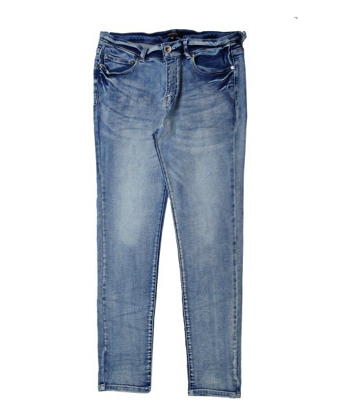 LUXSTYLE（ラグスタイル）の「ストレッチデニムスキニーアンクルパンツ（デニムパンツ・メンズ・インディゴブルー/ブルー系その他/ブルー/グレー/ブラック/ホワイト・S/M/L/XL）」の21枚目の写真