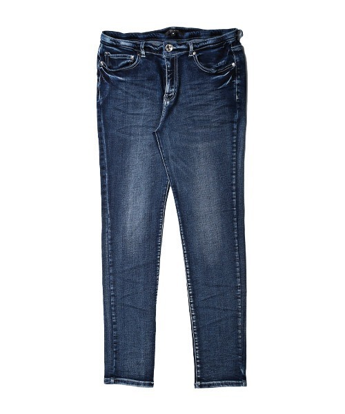 LUXSTYLE（ラグスタイル）の「ストレッチデニムスキニーアンクルパンツ（デニムパンツ・メンズ・インディゴブルー/ブルー系その他/ブルー/グレー/ブラック/ホワイト・S/M/L/XL）」の17枚目の写真