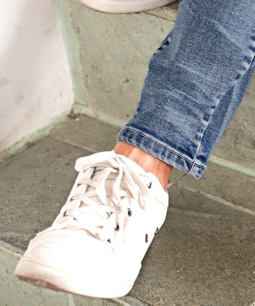 LUXSTYLE（ラグスタイル）の「ストレッチデニムスキニーアンクルパンツ（デニムパンツ・メンズ・インディゴブルー/ブルー系その他/ブルー/グレー/ブラック/ホワイト・S/M/L/XL）」の14枚目の写真