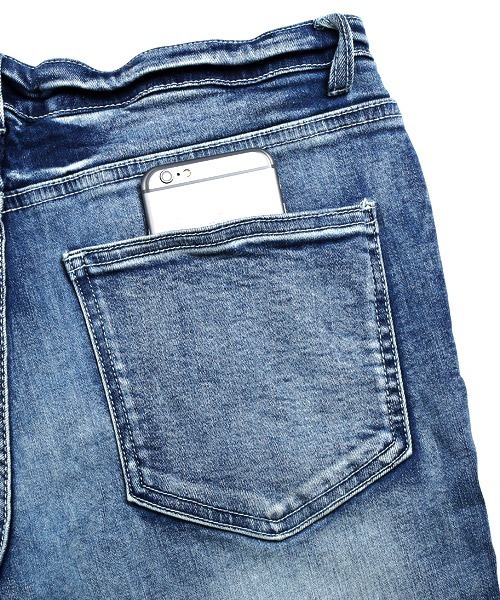 LUXSTYLE（ラグスタイル）の「ストレッチデニムスキニーアンクルパンツ（デニムパンツ・メンズ・インディゴブルー/ブルー系その他/ブルー/グレー/ブラック/ホワイト・S/M/L/XL）」の10枚目の写真