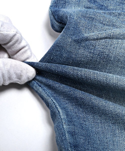 LUXSTYLE（ラグスタイル）の「ストレッチデニムスキニーアンクルパンツ（デニムパンツ・メンズ・インディゴブルー/ブルー系その他/ブルー/グレー/ブラック/ホワイト・S/M/L/XL）」の8枚目の写真