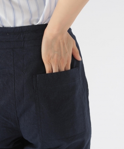 BAYFLOW（ベイフロー）の「BAYFLOW／Nリネンストレッチパンツ 18SS（その他パンツ・レディース・ネイビー/グレー/ブラック/カーキ・MEDIUM/X-SMALL/LARGE/SMALL）」の16枚目の写真