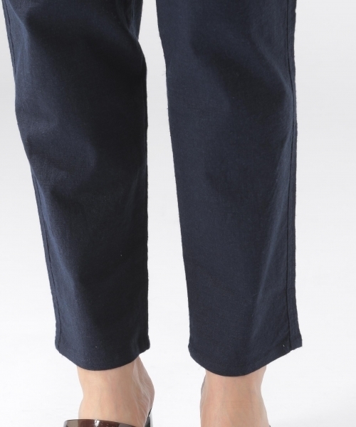 BAYFLOW（ベイフロー）の「BAYFLOW／Nリネンストレッチパンツ 18SS（その他パンツ・レディース・ネイビー/グレー/ブラック/カーキ・MEDIUM/X-SMALL/LARGE/SMALL）」の17枚目の写真