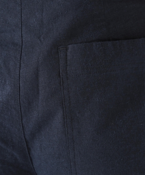 BAYFLOW（ベイフロー）の「BAYFLOW／Nリネンストレッチパンツ 18SS（その他パンツ・レディース・ネイビー/グレー/ブラック/カーキ・MEDIUM/X-SMALL/LARGE/SMALL）」の18枚目の写真