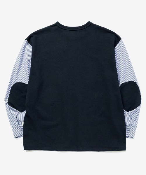 rehacer(レアセル)の「rehacer : Fusion Stripe SW CS / フュージョン ストライプ スウェット カットソー メイドインジャパン(Tシャツ/カットソー・メンズ・ブラック/グレー/ネイビー・SMALL/MEDIUM/LARGE/X-LARGE)」の13枚目の写真