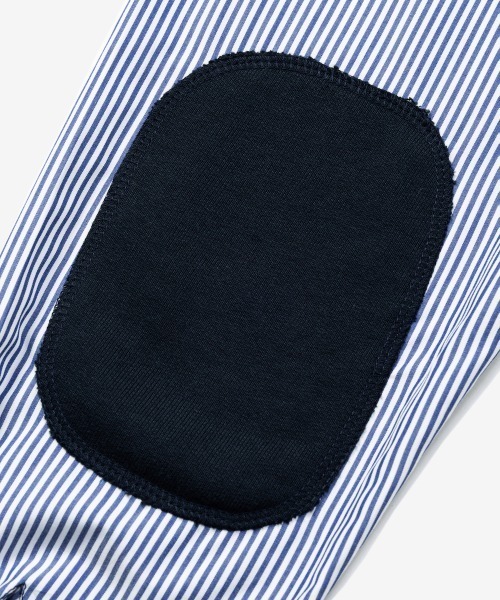 rehacer(レアセル)の「rehacer : Fusion Stripe SW CS / フュージョン ストライプ スウェット カットソー メイドインジャパン(Tシャツ/カットソー・メンズ・ブラック/グレー/ネイビー・SMALL/MEDIUM/LARGE/X-LARGE)」の15枚目の写真