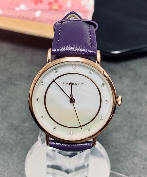 おしゃれスタ（オシャレスタ）の「【XROSS RAY】レザ-ベルト　ウオッチ（アナログ腕時計・レディース・ホワイト系その他/ブラック/ブラック系その他/ブラック系その他2/レッド/レッド系その他/レッド系その他2/ブラウン/ブラウン系その他/ブラウン系その他2/ピンク/パープル/ネイビー/オフホワイト/ホワイト系その他2/グリーン/ブラウン系その他3・FREE）」の14枚目の写真