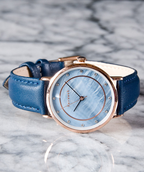 おしゃれスタ（オシャレスタ）の「【XROSS RAY】レザ-ベルト　ウオッチ（アナログ腕時計・レディース・ホワイト系その他/ブラック/ブラック系その他/ブラック系その他2/レッド/レッド系その他/レッド系その他2/ブラウン/ブラウン系その他/ブラウン系その他2/ピンク/パープル/ネイビー/オフホワイト/ホワイト系その他2/グリーン/ブラウン系その他3・FREE）」の13枚目の写真