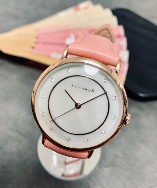 おしゃれスタ（オシャレスタ）の「【XROSS RAY】レザ-ベルト　ウオッチ（アナログ腕時計・レディース・ホワイト系その他/ブラック/ブラック系その他/ブラック系その他2/レッド/レッド系その他/レッド系その他2/ブラウン/ブラウン系その他/ブラウン系その他2/ピンク/パープル/ネイビー/オフホワイト/ホワイト系その他2/グリーン/ブラウン系その他3・FREE）」の15枚目の写真