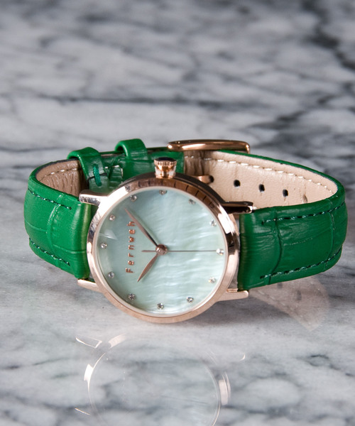 おしゃれスタ（オシャレスタ）の「【XROSS RAY】レザ-ベルト　ウオッチ（アナログ腕時計・レディース・ホワイト系その他/ブラック/ブラック系その他/ブラック系その他2/レッド/レッド系その他/レッド系その他2/ブラウン/ブラウン系その他/ブラウン系その他2/ピンク/パープル/ネイビー/オフホワイト/ホワイト系その他2/グリーン/ブラウン系その他3・FREE）」の12枚目の写真