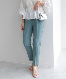 andme | ストレッチ美脚タックテーパードパンツ(スラックス)