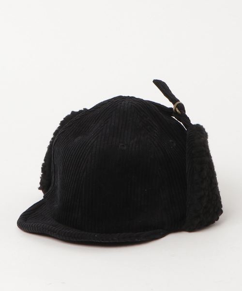 GRIN BUDDY（グリンバディ）の「【GRIN BUDDY(グリンバディ)】フライトボアキャップ/Flight Cap（キャップ・キッズ・ブラック/ネイビー/キャメル・52/54）」の2枚目の写真