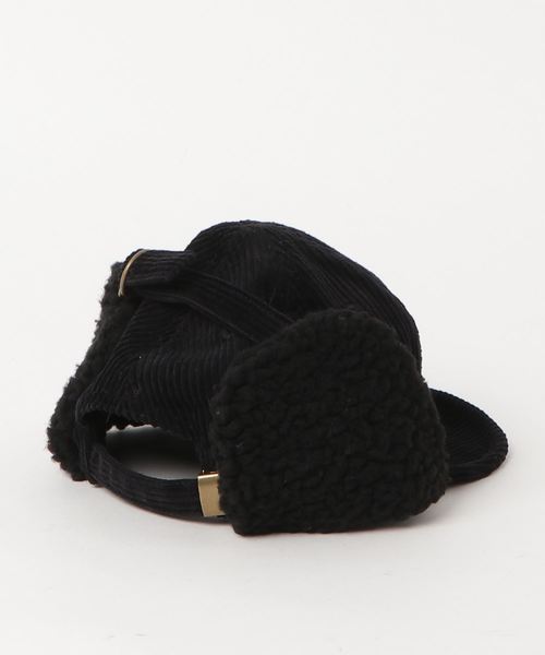 GRIN BUDDY（グリンバディ）の「【GRIN BUDDY(グリンバディ)】フライトボアキャップ/Flight Cap（キャップ・キッズ・ブラック/ネイビー/キャメル・52/54）」の4枚目の写真