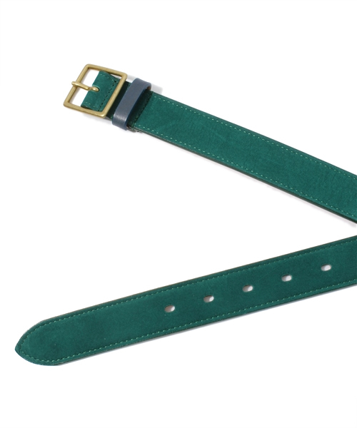 B'2nd（ビーセカンド）の「配色ベルト(041)（ベルト・レディース・グリーン/ワインレッド・FREE）」の3枚目の写真
