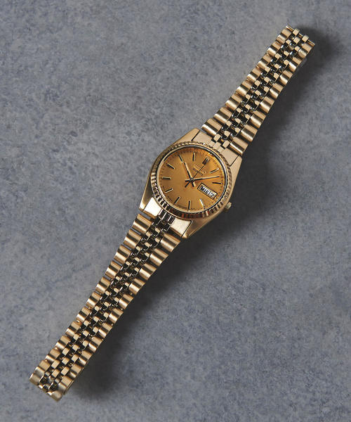 SEIKO（セイコー）の「＜SEIKO（セイコー）＞FLUTEDBEZEL 腕時計◆（アナログ腕時計・レディース・ゴールド/シルバー・FREE）」の4枚目の写真