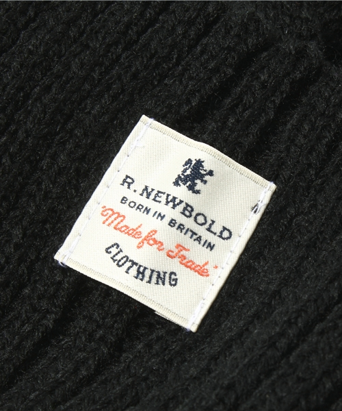R.NEWBOLD（アールニューボールド）の「KNIT CAP/235420（ニットキャップ/ビーニー・メンズ・ブラック/ブラウン/ネイビー/バーガンディー・FREE）」の7枚目の写真