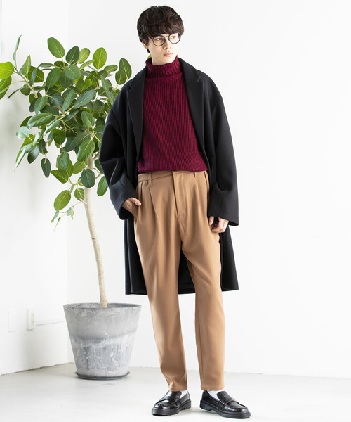 WEGO（ウィゴー）の「WEGO/起毛ストレッチペグトップスラックス（スラックス・メンズ・ブラック/キャメル・SMALL/MEDIUM/LARGE）」の13枚目の写真