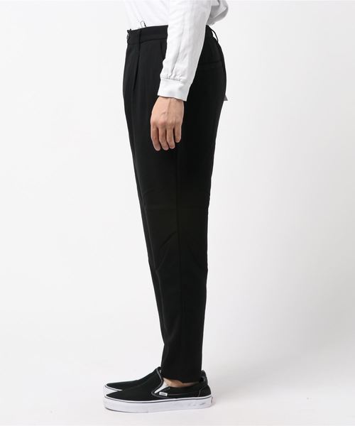 WEGO（ウィゴー）の「WEGO/起毛ストレッチペグトップスラックス（スラックス・メンズ・ブラック/キャメル・SMALL/MEDIUM/LARGE）」の4枚目の写真