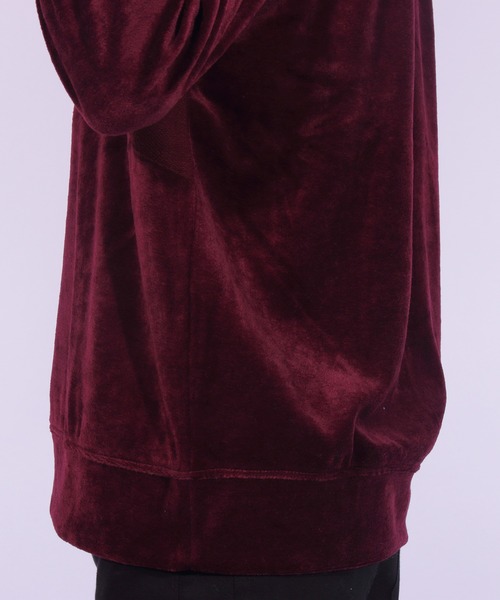 ８(eight)（エイト）の「ベロア 切替 長袖Tシャツ カットソー（Tシャツ/カットソー・メンズ・ブラック/ベージュ/ネイビー/グリーン/ワイン・MEDIUM/LARGE/X-LARGE）」の12枚目の写真