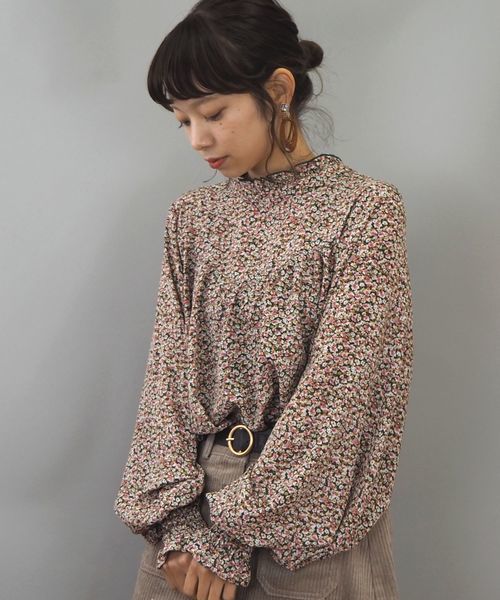 tiptop（ティップトップ）の「プチハイネックブラウス（シャツ/ブラウス・レディース・ブラック/オフホワイト/グリーン/ダークグレー/ホワイト系その他/キナリ/ブラウン/ブルー・FREE）」の22枚目の写真