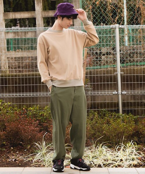 Champion（チャンピオン）の「【Champion(チャンピオン)】ツイルロゴバケットハット（ハット・メンズ・ブラック/ライトベージュ/パープル・FREE）」の16枚目の写真