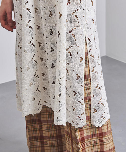 AEWEN MATOPH 切替ロングワンピース　38 ユナイテッドアローズ AEWEN MATOPH 切替ロングワンピース 38 ユナイテッドアローズ リネン