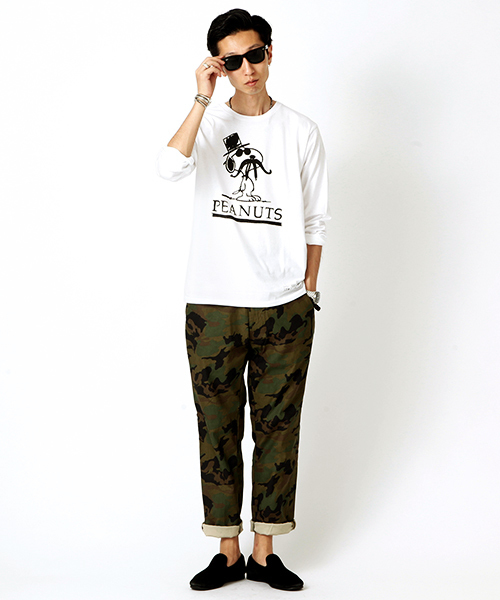 BEAMS T(ビームスティー)の「【SPECIAL PRICE】PEANUTS×BEAMS T / MUSTA LS(Tシャツ/カットソー・メンズ・ホワイト/ブラック・X-SMALL/SMALL/MEDIUM/LARGE)」の13枚目の写真