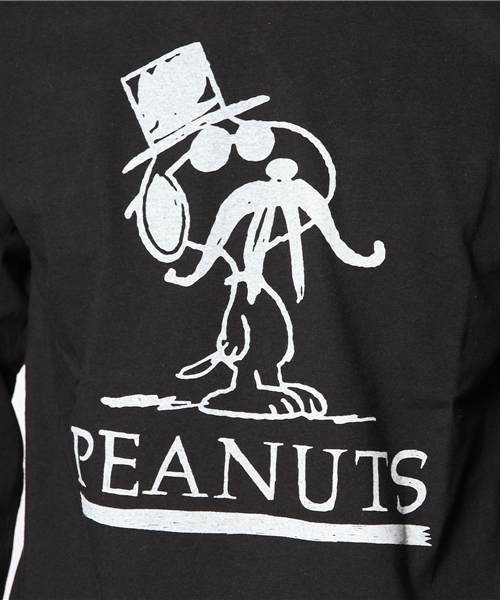 BEAMS T(ビームスティー)の「【SPECIAL PRICE】PEANUTS×BEAMS T / MUSTA LS(Tシャツ/カットソー・メンズ・ホワイト/ブラック・X-SMALL/SMALL/MEDIUM/LARGE)」の7枚目の写真