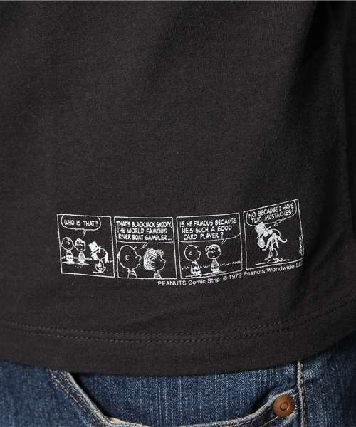 BEAMS T(ビームスティー)の「【SPECIAL PRICE】PEANUTS×BEAMS T / MUSTA LS(Tシャツ/カットソー・メンズ・ホワイト/ブラック・X-SMALL/SMALL/MEDIUM/LARGE)」の9枚目の写真