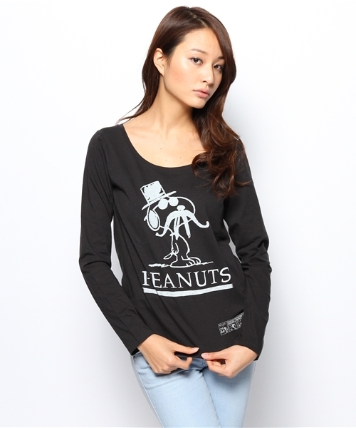 BEAMS T(ビームスティー)の「【SPECIAL PRICE】PEANUTS×BEAMS T / MUSTA LS(Tシャツ/カットソー・メンズ・ホワイト/ブラック・X-SMALL/SMALL/MEDIUM/LARGE)」の10枚目の写真