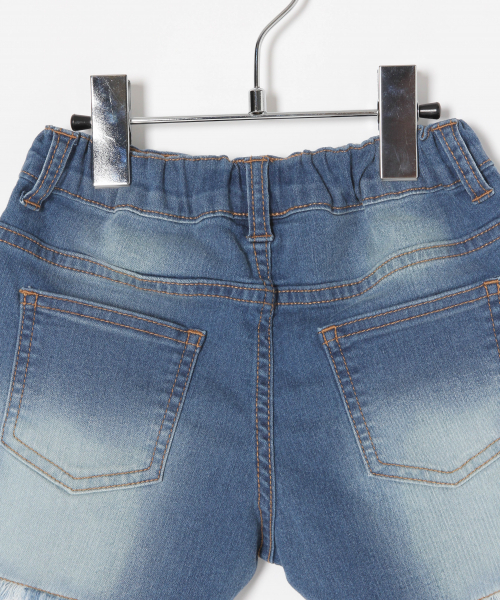 GLOBAL WORK（グローバルワーク）の「【キッズ】デニムコンパクトショーツ/821241（その他パンツ・キッズ・ネイビー/ブルー・SMALL/MEDIUM/LARGE/X-LARGE/XX-LARGE）」の6枚目の写真