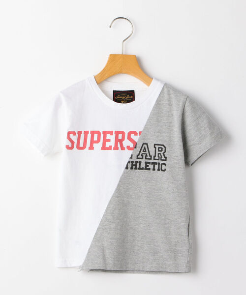 SHIPS（シップス）の「【SHIPS KIDS別注】SUNNY SPORTS:アシンメトリー TEE(110～150cm)（Tシャツ/カットソー・キッズ・ライトホワイト/ホワイト/ストーン/ホワイト系その他・150/110/140/120/130）」の4枚目の写真