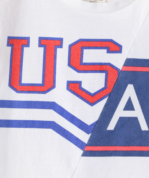 SHIPS（シップス）の「【SHIPS KIDS別注】SUNNY SPORTS:アシンメトリー TEE(110～150cm)（Tシャツ/カットソー・キッズ・ライトホワイト/ホワイト/ストーン/ホワイト系その他・150/110/140/120/130）」の6枚目の写真