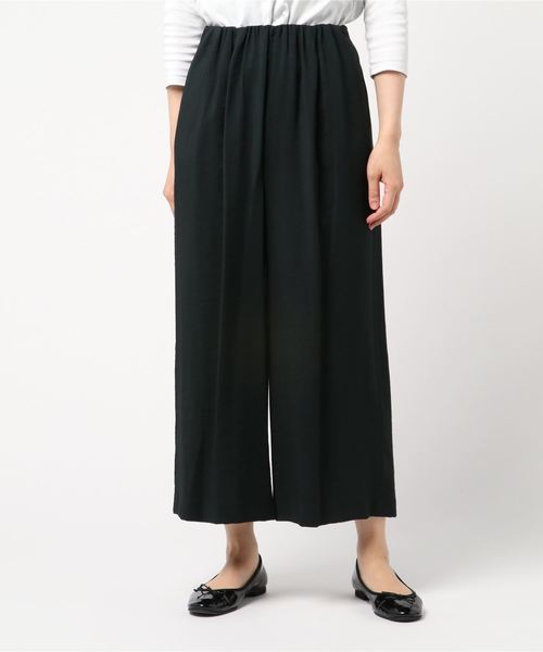 NOLLEY’S（ノーリーズ）の「[新色追加]インゴムイージーパンツ（その他パンツ・レディース・チャコールグレー/ベージュ/オフホワイト/オリーブ/ブラウン/ブラック/カーキ・38/36）」の11枚目の写真