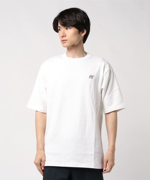 FAT（エフエイティー）の「NAMETAG（Tシャツ/カットソー・メンズ・ホワイト/ブラック/ネイビー/グリーン/ワイン・SKINNY(L)/FAT(XL)/JUMBO(XXL)/TITCH(M)）」の8枚目の写真