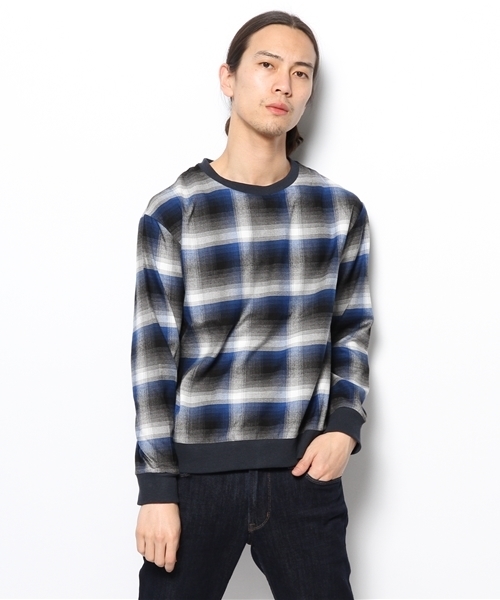 603（ロクマルサン）の「603 ブルーグレイチェックカットソー（Tシャツ/カットソー・メンズ・ブルー・40/42）」の9枚目の写真