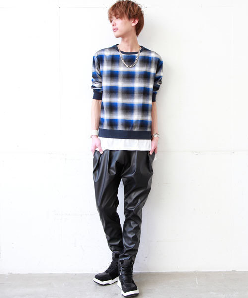 603（ロクマルサン）の「603 ブルーグレイチェックカットソー（Tシャツ/カットソー・メンズ・ブルー・40/42）」の8枚目の写真