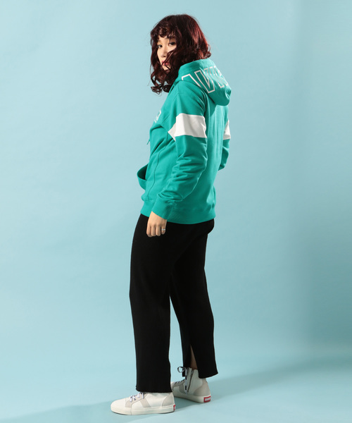 AVIREX（アヴィレックス）の「フードロゴ スウェットパーカー/ HOOD LOGO SWEAT PULL PARKA（パーカー・レディース・ブラック/オフホワイト/エメラルド・FREE）」の11枚目の写真