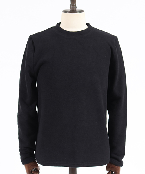 CAMBIO(カンビオ)の「mlt2645-Back Brush Simple Knit sew ニットソー(Tシャツ/カットソー・メンズ・ブラック/グレー/ネイビー/ブラック系その他・S/M/L)」の12枚目の写真