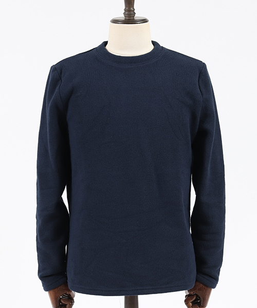 CAMBIO(カンビオ)の「mlt2645-Back Brush Simple Knit sew ニットソー(Tシャツ/カットソー・メンズ・ブラック/グレー/ネイビー/ブラック系その他・S/M/L)」の14枚目の写真