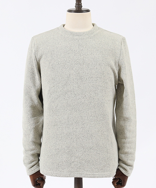 CAMBIO(カンビオ)の「mlt2645-Back Brush Simple Knit sew ニットソー(Tシャツ/カットソー・メンズ・ブラック/グレー/ネイビー/ブラック系その他・S/M/L)」の19枚目の写真