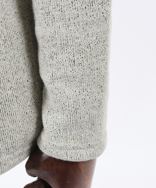 CAMBIO(カンビオ)の「mlt2645-Back Brush Simple Knit sew ニットソー(Tシャツ/カットソー・メンズ・ブラック/グレー/ネイビー/ブラック系その他・S/M/L)」の22枚目の写真