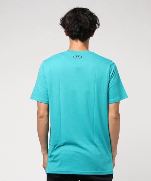 UNDER ARMOUR（アンダーアーマー）の「UAスポーツスタイル レフトチェストショートスリーブ(トレーニング/Tシャツ/MEN)（Tシャツ/カットソー・メンズ・ブルーグリーン/ブラック×ブラック/ヘザーグレー/ホワイト/ネイビー/レッド系その他・SM/XL/LG/MD/XXL）」の12枚目の写真