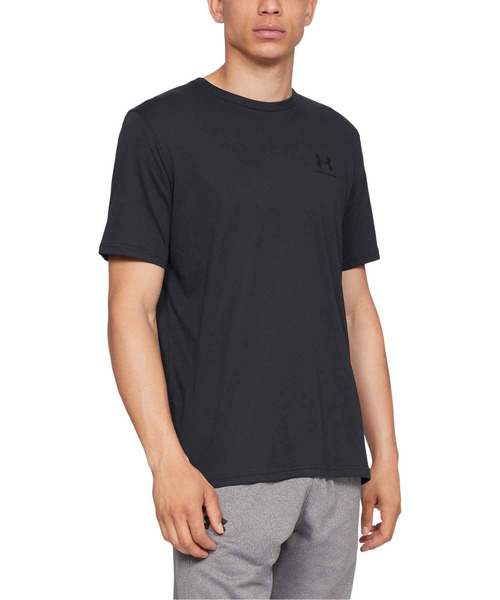 UNDER ARMOUR（アンダーアーマー）の「UAスポーツスタイル レフトチェストショートスリーブ(トレーニング/Tシャツ/MEN)（Tシャツ/カットソー・メンズ・ブルーグリーン/ブラック×ブラック/ヘザーグレー/ホワイト/ネイビー/レッド系その他・SM/XL/LG/MD/XXL）」の3枚目の写真