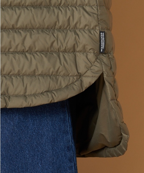 Traditional Weatherwear(トラディショナルウェザーウェア)の「Traditional Weatherwear: ARKLEY LONG インナーダウン(ダウンジャケット/コート・レディース・ブラック/アイボリー/カーキ・34/36)」の6枚目の写真