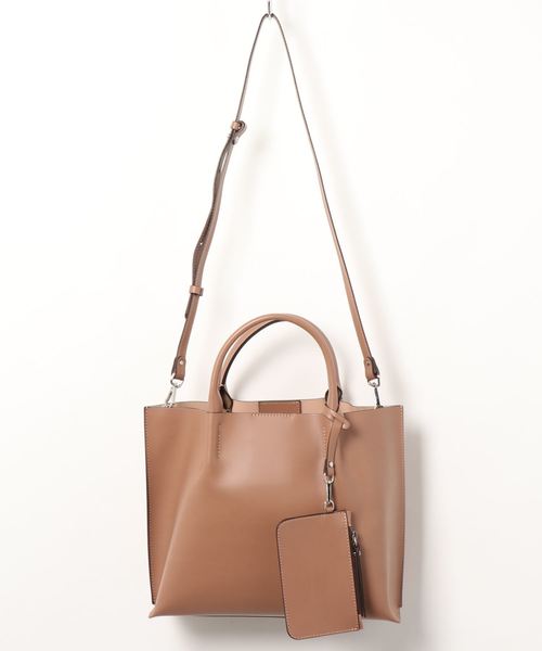 La TOTALITE（ラトータリテ）の「【GIANNI CHIARINI/ジャンニ・キリアーニ】 GCトートBAG（トートバッグ・レディース・ブラック/ベージュ・FREE）」の7枚目の写真